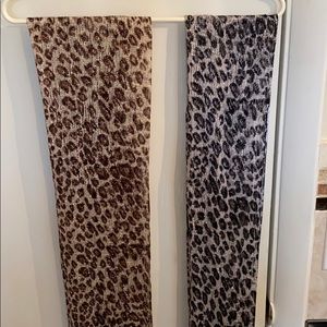 Matching Cheetah Scarves